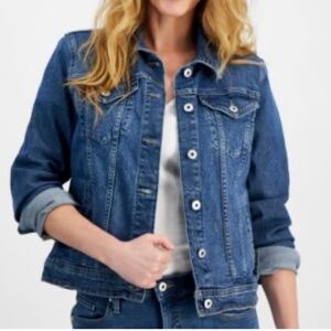 Denim Jacket by Hybrid & Co Size 3XL  4 Pockets